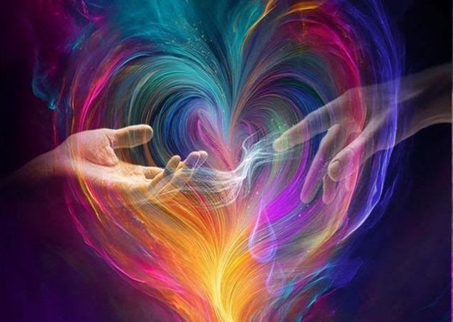 picture of two hands meeting in the middle